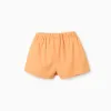 SHORTS COTTON, DARK YELLOW
