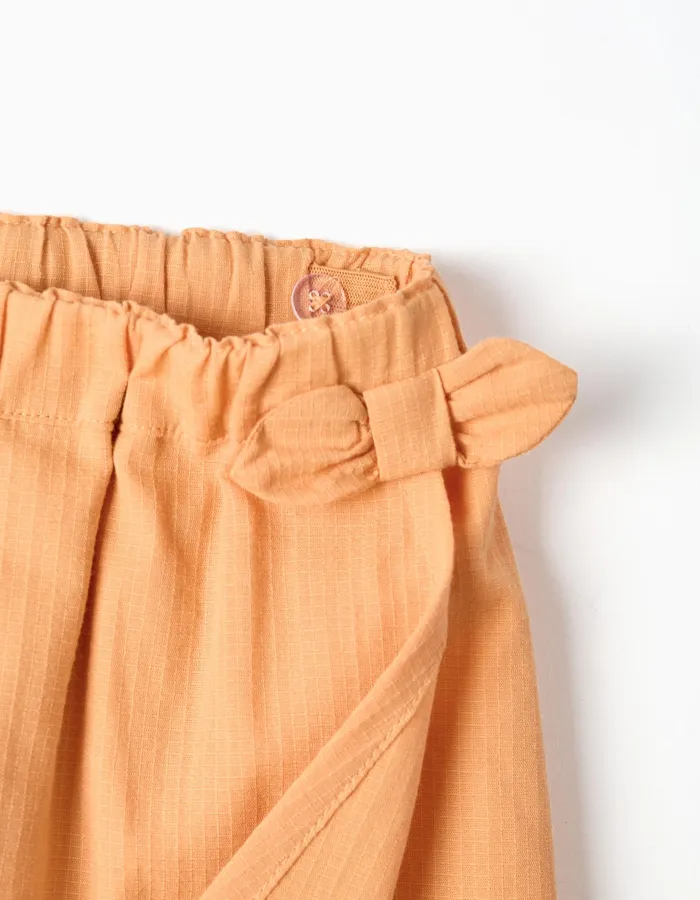 SHORTS COTTON, DARK YELLOW