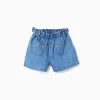 SHORTS DENIM, BLUE