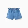 SHORTS DENIM, BLUE