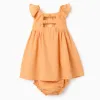 DRESS COTTON, DARK YELLOW