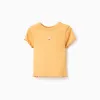 SS TSHIRT RIB, DARK YELLOW