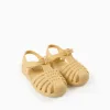 Flexible Rubber Sandals for Baby 'Jellyfish', Yellow