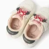Trainers with Minnie and Daisy print for baby girls, white