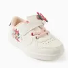 Trainers with Minnie and Daisy print for baby girls, white