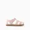 My First Steps sandals for newborn and baby girls, light pink