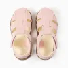 My First Steps sandals for newborn and baby girls, light pink