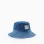 Dual-Fabric Denim Hat for Baby and Boys, Blue