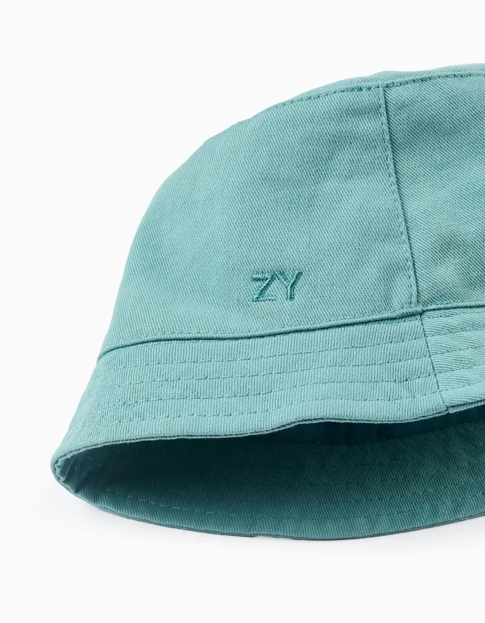 Twill Hat for Babies and Boys, Aqua Green