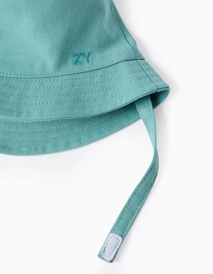 Twill Hat for Babies and Boys, Aqua Green