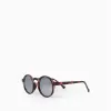Round UV Level 3 Sunglasses for Children 5-10Y, Brown