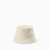 Twill Beanie Hat for Babies and Child, Beige