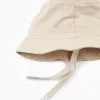 Twill Beanie Hat for Babies and Child, Beige