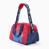 Sports bag with Spider-Man print for boys, red/blue