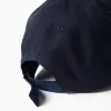 Cotton twill cap with Sonic print for boys, dark blue