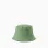 Twill bucket hat for babies and boys, green