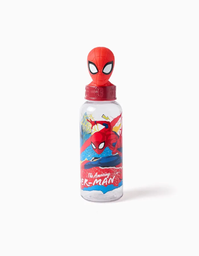 Water bottle with 3D Spider-Man 560ml for boys