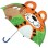 Stephen Joseph Pop Up Zoo Umbrella