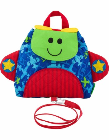 Stephen Joseph Little Buddy Airplane Kindergarten Backpack Multicolored