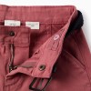 Twill midi shorts with belt for boys, brown