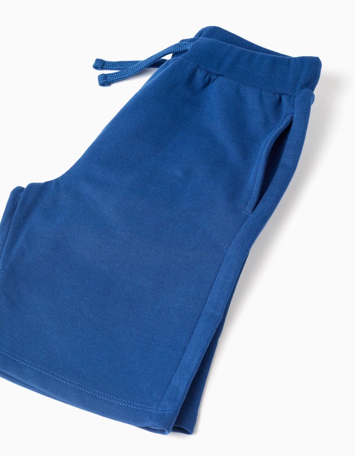 SM SET TSHIRT SHORTS, DARK BLUE