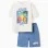 SM SET TSHIRT SHORTS, BLUE