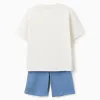 SM SET TSHIRT SHORTS, BLUE