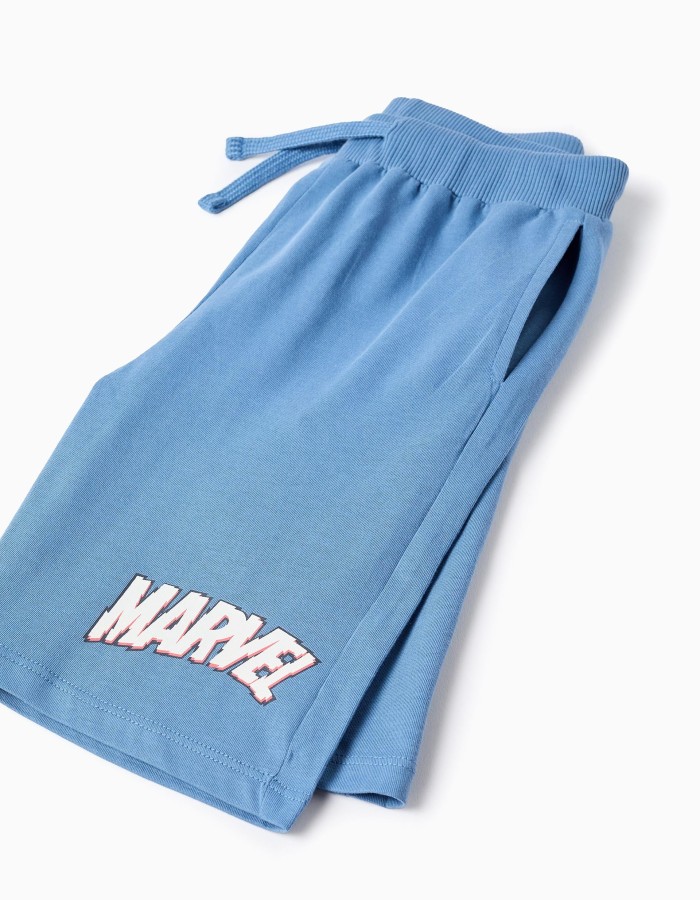 SM SET TSHIRT SHORTS, BLUE