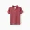 Cotton ribbed polo shirt for boys, brown