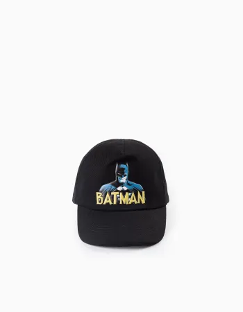 Twill Cap for Boys 'Batman', Black