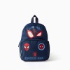 Backpack with Spider-Man prints for babies and boys, dark blue
