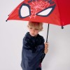 Automatic umbrella with Spider-Man print for boys, red