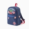 Backpack with Avengers prints and patches for boys, dark blue/red