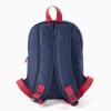 Backpack with Avengers prints and patches for boys, dark blue/red