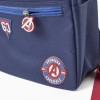 Backpack with Avengers prints and patches for boys, dark blue/red