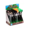 Minecraft black pen with silicone top for boys, assorted