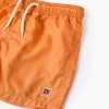 Short Swim Shorts for Boys 'Fast Dry', Orange