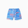 Swim Shorts for Boys 'You&Me x Graça Paz', Blue/White/Coral