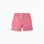 Swim shorts with drawstring and pocket for boys, dark pink