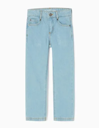 Cotton Jeans for Boys 'Straight Fit', Light Blue