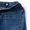 Denim Shorts with Drawstring for Boys 'Midi', Blue