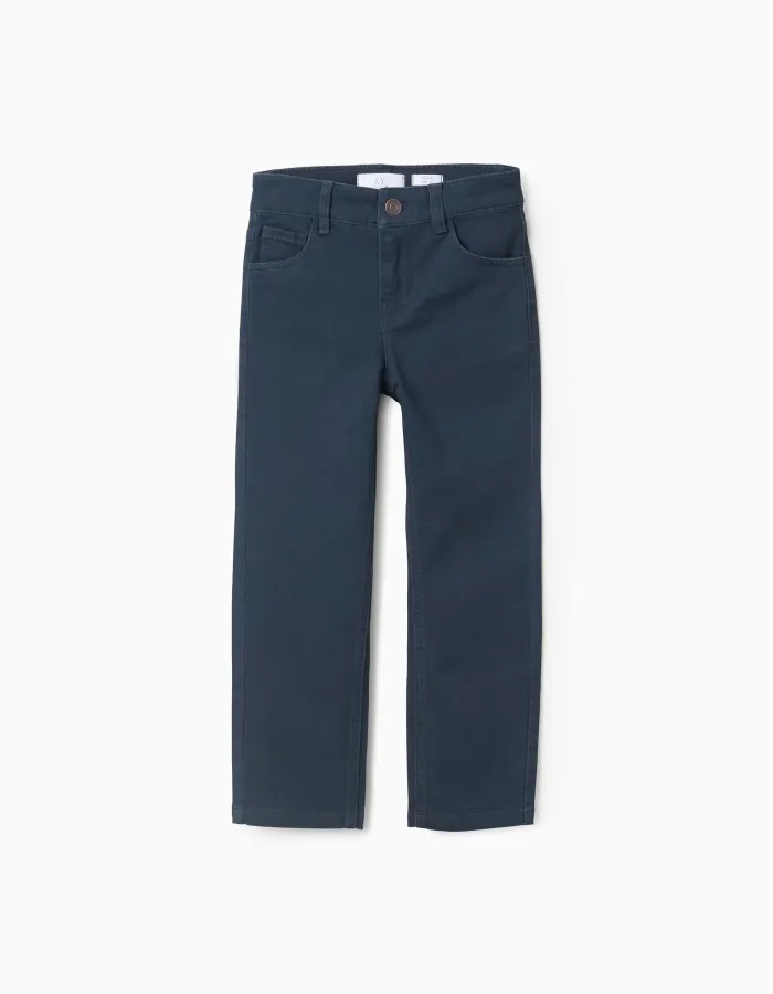 Straight Fit Jeans for Boys, Dark Blue
