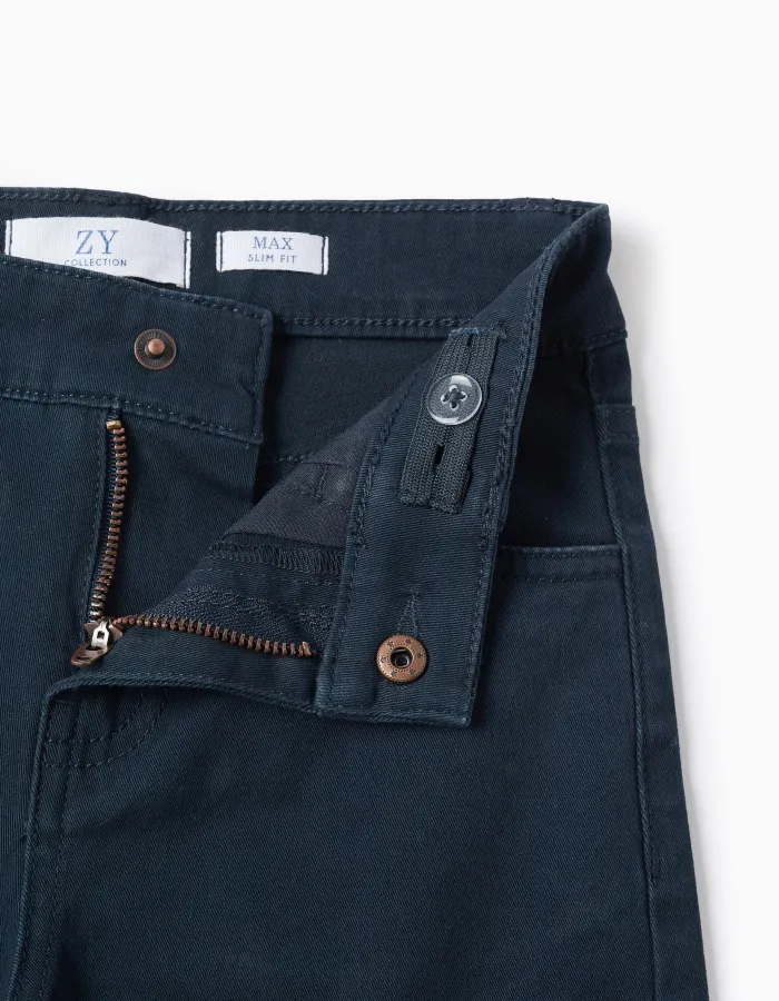 Straight Fit Jeans for Boys, Dark Blue