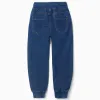 Slim Joggers Jeans for Boys, Dark Blue