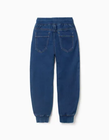 Slim Joggers Jeans for Boys, Dark Blue