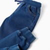 Slim Joggers Jeans for Boys, Dark Blue