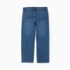 Straight fit denim trousers for boys, blue