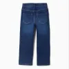 Straight fit denim trousers for boys, dark blue