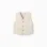 Suedine Waistcoat for Boys, Beige