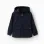 Hooded Jacket with Removable Hood for Boys, Dark Blue